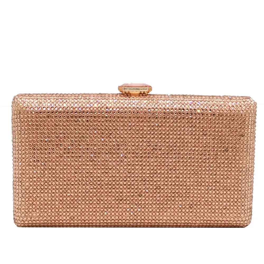Fgg bolsa de noite cor sólida bolsa de diamante europeia e americana bolsa de banquete bolsa de noiva bolsa de mão de diamante material duro