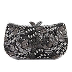 Oco para fora das mulheres saco de noite ouro cristal banquete bolsa luxo diamante embreagem bolsa casamento noiva sacos elegante jantar saco