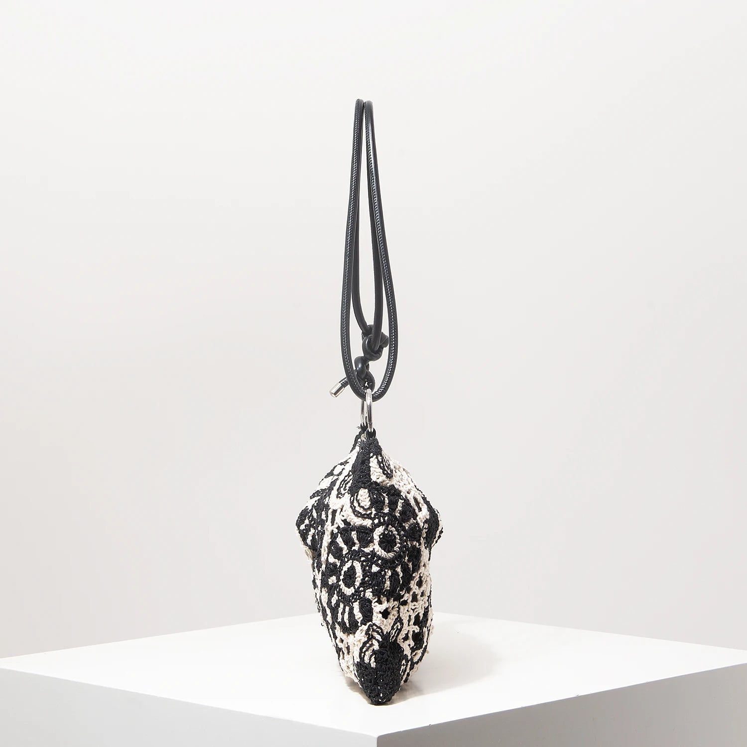 Sacolas de ombro de tricô oco com padrão para mulheres, bolsas de praia boho para mulheres, roupas de férias, bolsa de guê (padrão aleatório)