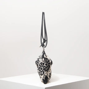 Sacolas de ombro de tricô oco com padrão para mulheres, bolsas de praia boho para mulheres, roupas de férias, bolsa de guê (padrão aleatório)