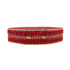 Luxo vermelho diamantes noite sacos de embreagem jantar das mulheres gemas dia garras festa prata vidro bolsa swarovski pedra bolsa ombro