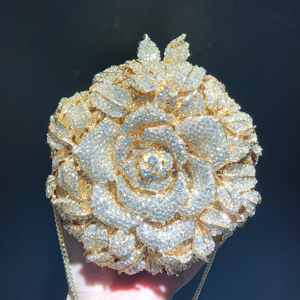 Clutch Cristal Camélia