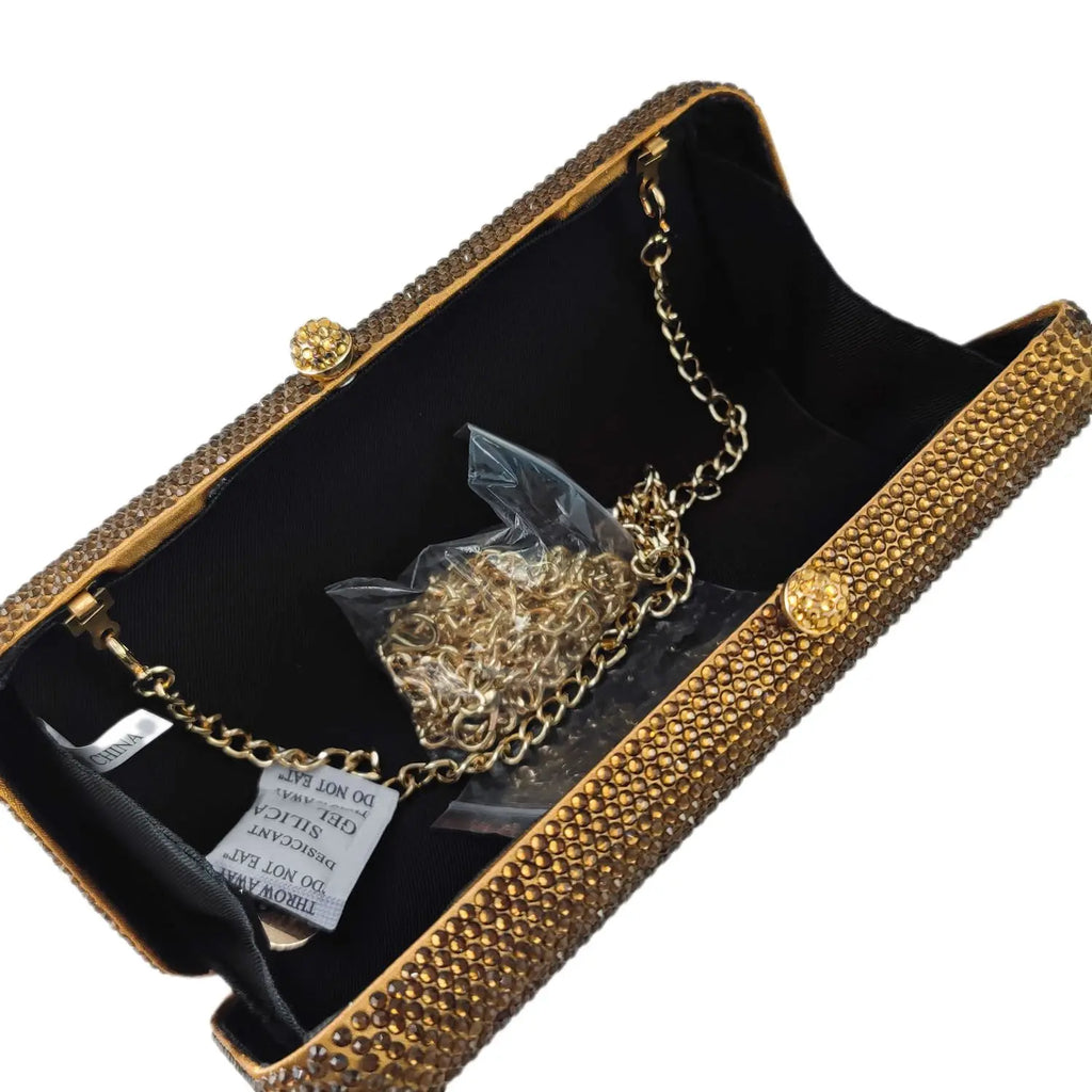 Boutique de fgg feminino marrom cristal noite saco formal festa jantar strass bolsas e bolsas nupcial diamante embreagem bolsa