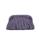 Glamourosa bolsa de noite com pérolas e strass para mulheres |   Embreagem elegante para performance em palco |   Bolsa brilhante para festa de casamento e baile 