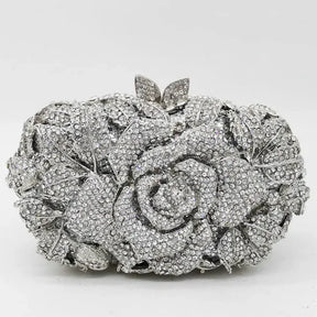 Clutch Cristal Floral Jade