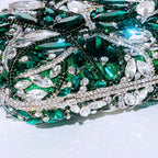 Clutch Cristal Esmeraldina