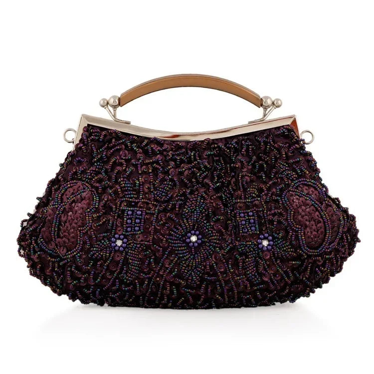 Moda vintage chinês vestido saco bordado xale mochila feminina estilo shanghai fornecimento transfronteiriço atacado moda