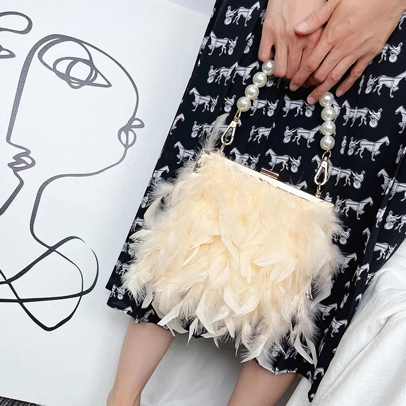 Bolsas de luxo para mulheres, bolsa de embreagem noturna, bolsa de ombro, corrente de pérolas, bolsa de casamento designer 12 cores