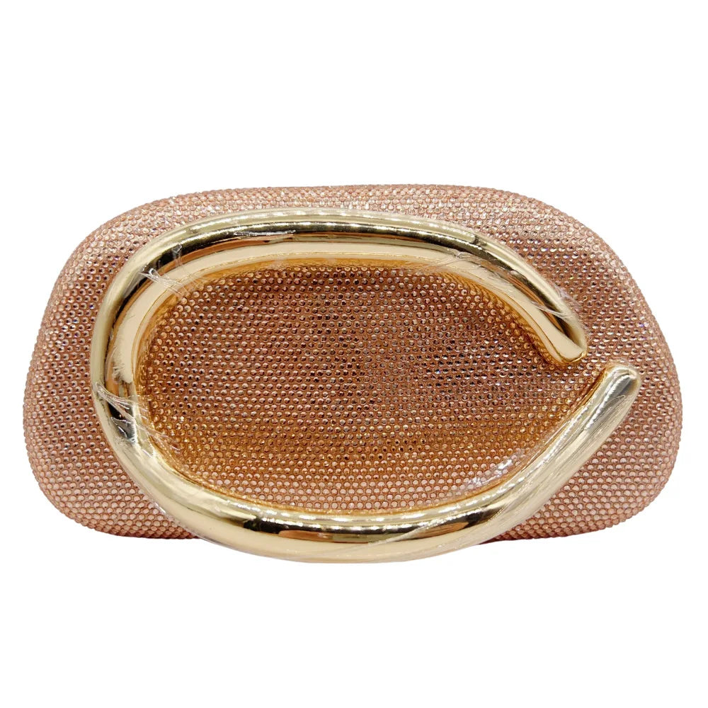 Clutch Cristal Lauren Horn