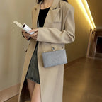Elegante jantar saco de embreagem bolsa de ombro feminino brilhante grampo de cabelo pequena caixa de maquiagem nova 2025 tendência da moda
