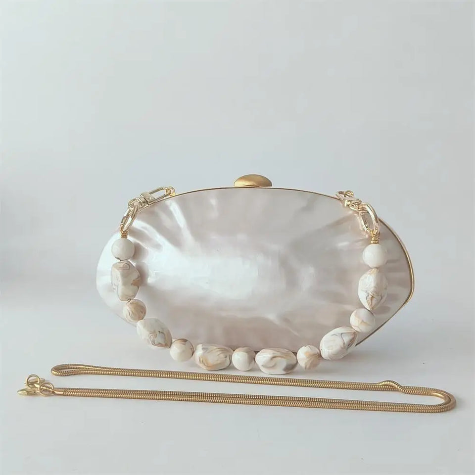 Pro nude concha festa de casamento pequenas bolsas verão praia bolsas ombro bolsa feminina acrílico escudo saco bonito noite saco embreagem