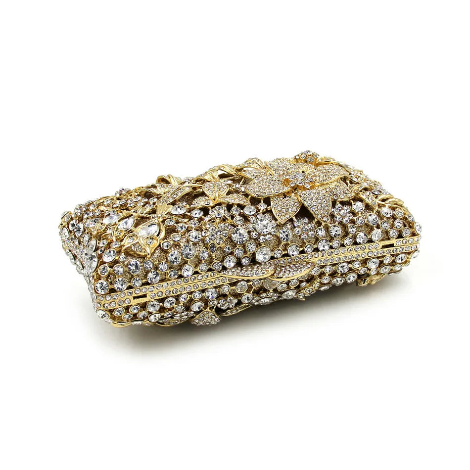 Clutch Cristal Floral Atalanta