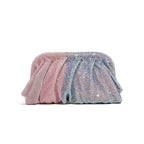 Glamourosa bolsa de noite com pérolas e strass para mulheres |   Embreagem elegante para performance em palco |   Bolsa brilhante para festa de casamento e baile 