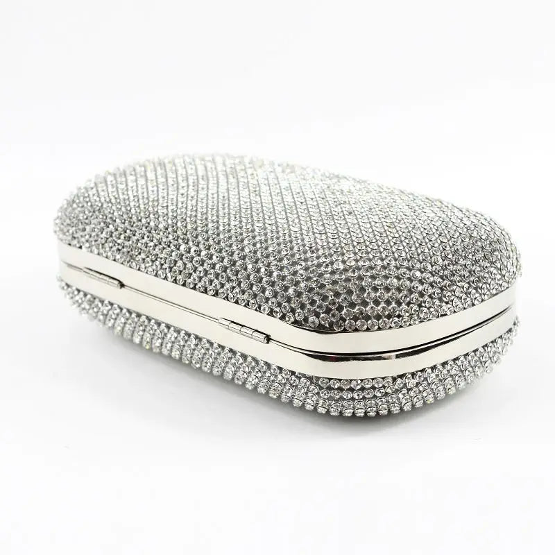 Bolsa de Mão Charm Moon G65 para Mulheres, Clutch de Noite com Diamantes Embutidos, Bolsa de Telefone Móvel Faion, Novo Est...