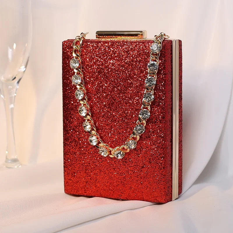 Bolsa Clutch Cadena