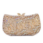 Oco para fora das mulheres saco de noite ouro cristal banquete bolsa luxo diamante embreagem bolsa casamento noiva sacos elegante jantar saco