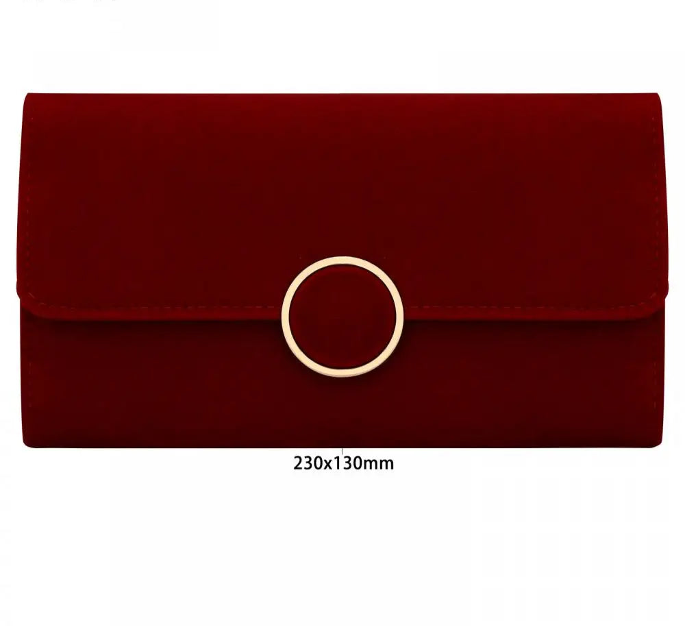 Bolsa de noite retrô de veludo para mulheres, pequena, sólida, dia, bolsas e bolsas, corrente de casamento, bolsa de ombro, jantar, carteira