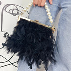 Bolsas de luxo para mulheres, bolsa de embreagem noturna, bolsa de ombro, corrente de pérolas, bolsa de casamento designer 12 cores