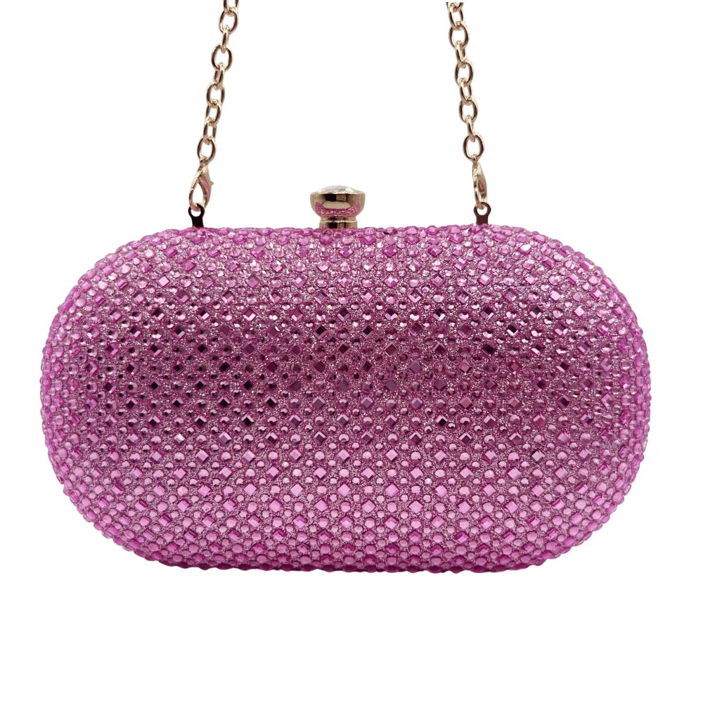 2024 bolsas de noite de luxo para mulheres – bolsa de embreagem de strass com decorações de cristal, bolsa de festa de casamento