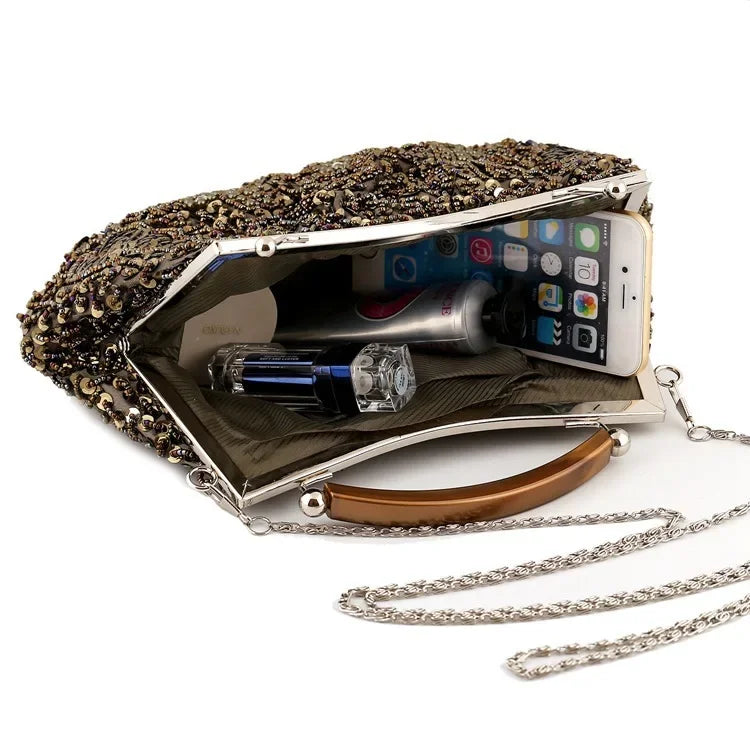 Moda vintage chinês vestido saco bordado xale mochila feminina estilo shanghai fornecimento transfronteiriço atacado moda