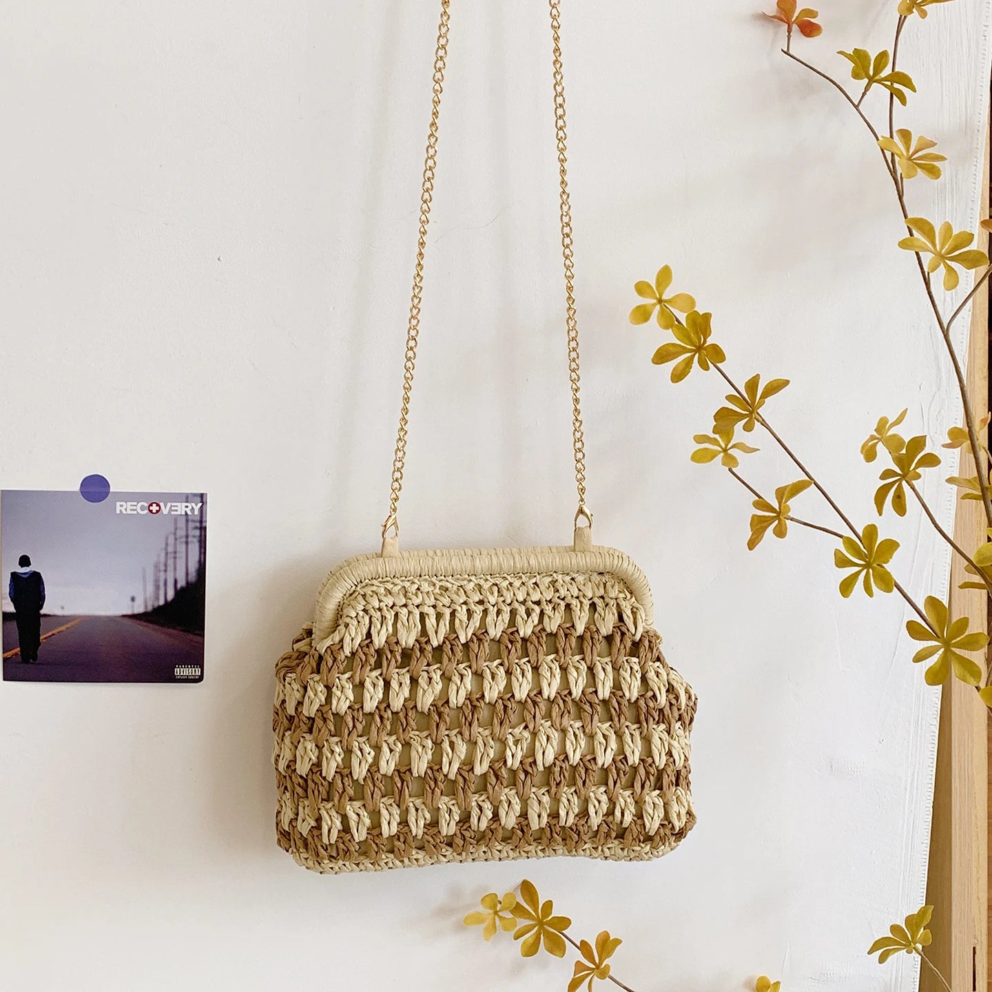 Moda a céu aberto malha sacos de ombro para mulheres elegante trançado fecho design leve crossbody bolsa verão praia tote bolsa