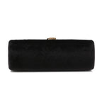 Sacos de embreagem veludo aleta design sacos noite folha metal corrente ombro bolsas glitter senhoras menina evento bolsa