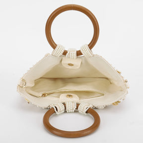 Concha frisada bolsa de embreagem artesanal alça superior saco luxo designer noite bolsa noite para as mulheres férias verão