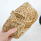 Boutique de fgg flor elegante bolsas e bolsas de noite designer de luxo festa de casamento strass sacos de embreagem de casamento nupcial