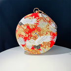 Saco clássico diamante círculo sacos chineses mãe mulheres professor presente saco sacos vintage bloqueio alça superior bolsas femininas
