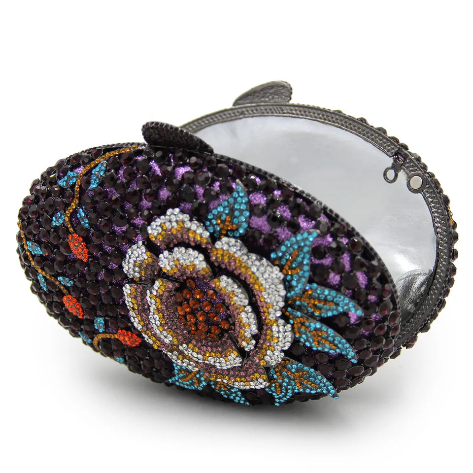 Clutch Cristal Floral Meliara