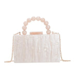 Caixa de acrílico saco de noite corrente bolsa de ombro crossbody saco de jantar marca dura nenhuma origem china bolsa