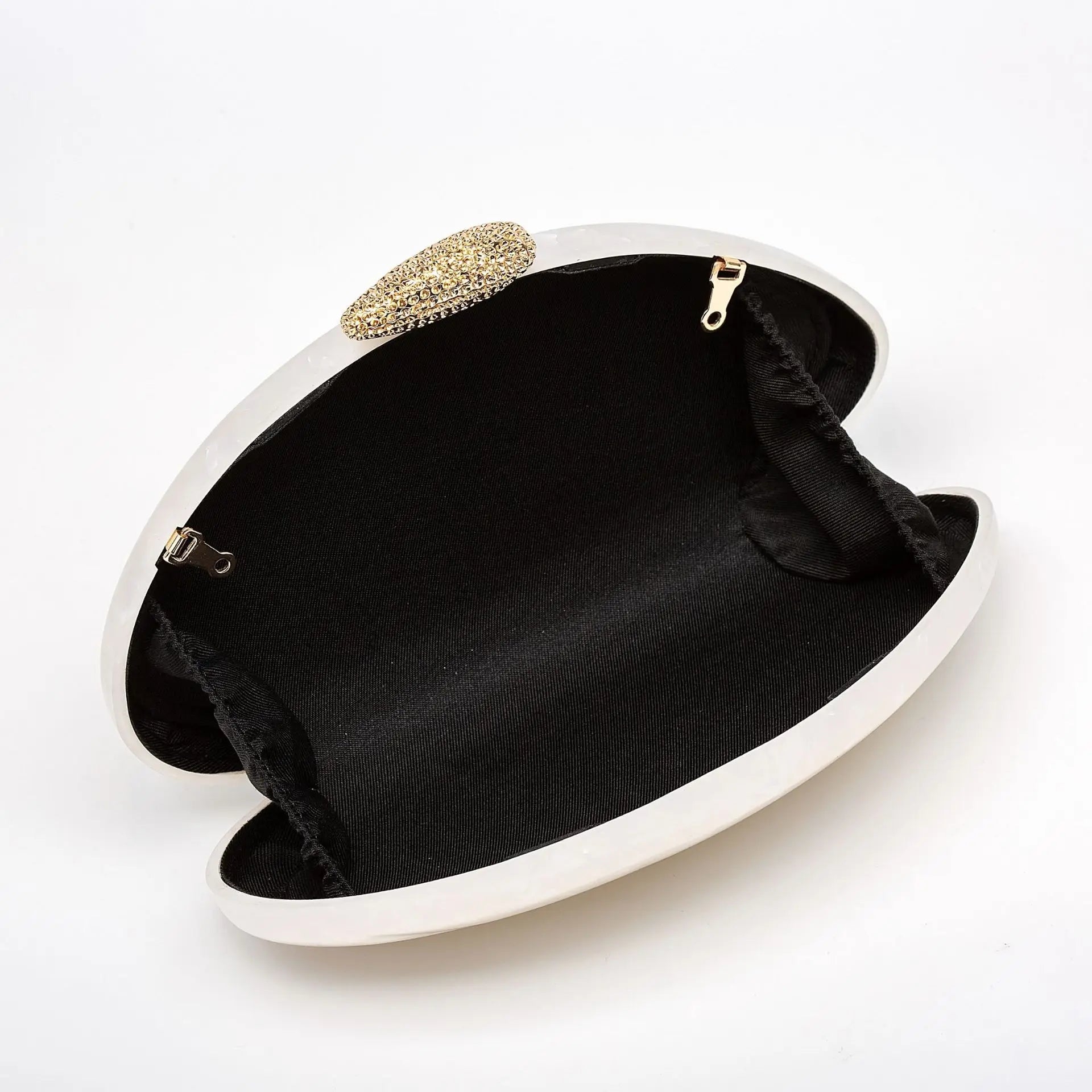 Oval artesanal pérola mármore metal fecho acrílico sacos de noite feminino mini embreagem praia verão senhora bolsas festa casamento