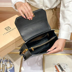 Bolsa tiracolo de cor contrastante feminina, de alta qualidade, marca de luxo, designer de luz, nova, primavera, verão, 2022