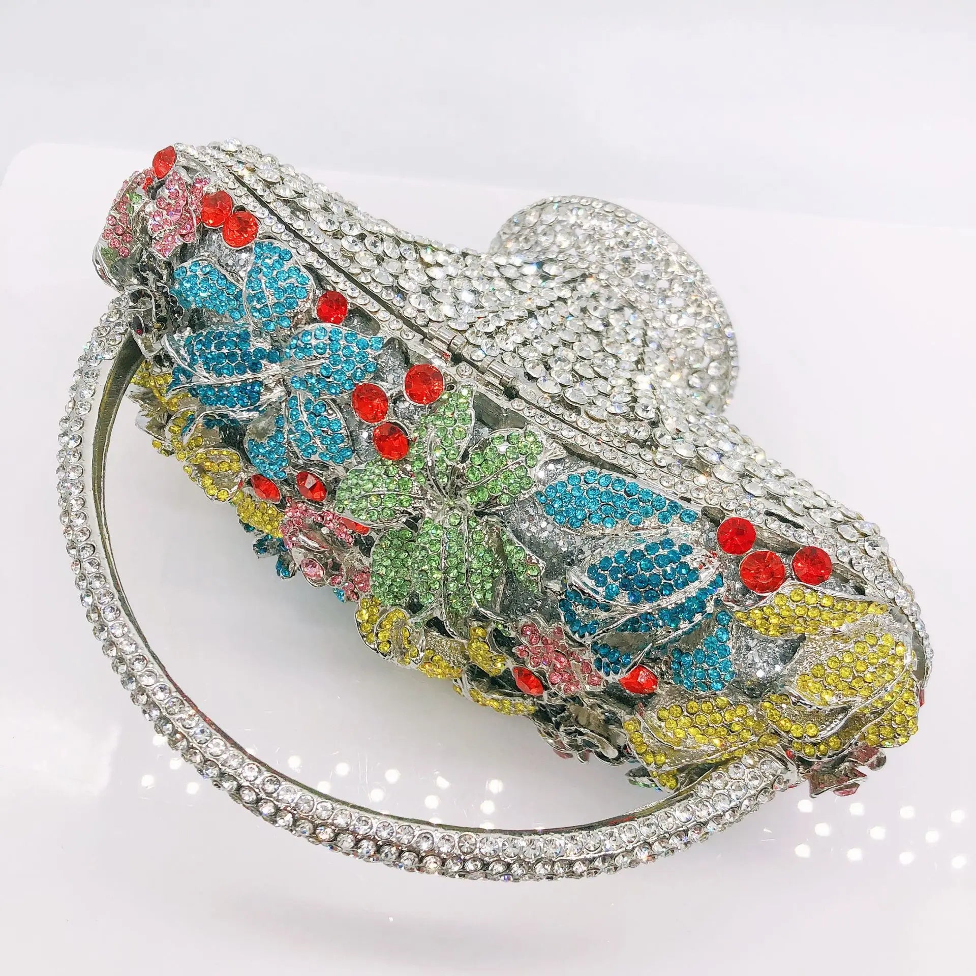 Xiyuan cristal grande casamento noite embreagens diamante alça superior presente bolsa senhora alça longa bolsas pedras bolsa de embreagem festa