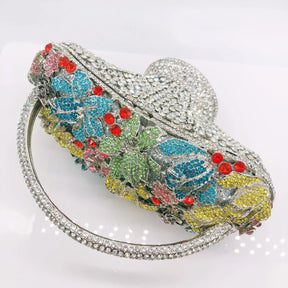 Xiyuan cristal grande casamento noite embreagens diamante alça superior presente bolsa senhora alça longa bolsas pedras bolsa de embreagem festa