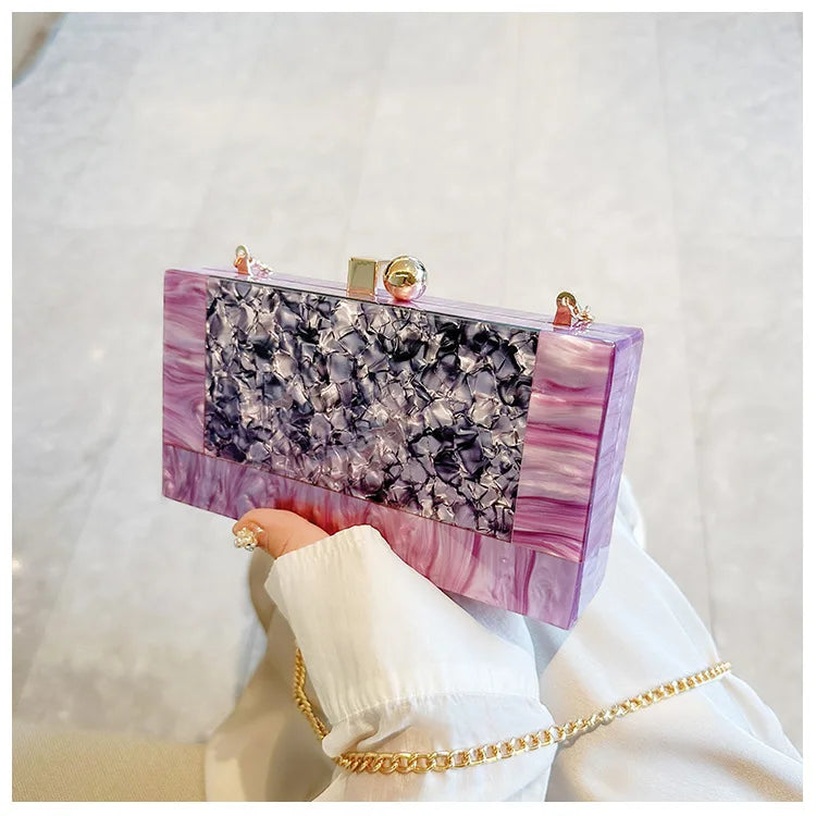 Casamento nupcial ombro crossbody saco feminino senhora bolsas de luxo marca acrílico sacos noite festa rosa verde praia garras