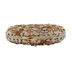 Luxo oco-para fora strass embreagem para mulheres mão-conjunto de cristal saco de festa de casamento noiva bolsa de noite minaudière (atacado) ​