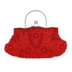 Bolsa de design de lantejoulas para mulheres, grande capacidade, portátil, frisada, bolsa de casamento, acessórios de moda