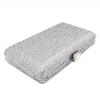 Fgg bolsa de noite cor sólida bolsa de diamante europeia e americana bolsa de banquete bolsa de noiva bolsa de mão de diamante material duro