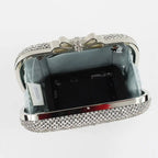 Bolsa de Mão Charm Moon G65 para Mulheres, Clutch de Noite com Diamantes Embutidos, Bolsa de Telefone Móvel Faion, Novo Est...