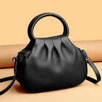 Designer de couro genuíno bolsa feminina moda ombro saco do mensageiro luxo macio mensageiro sac feminino bolsa senhoras tote