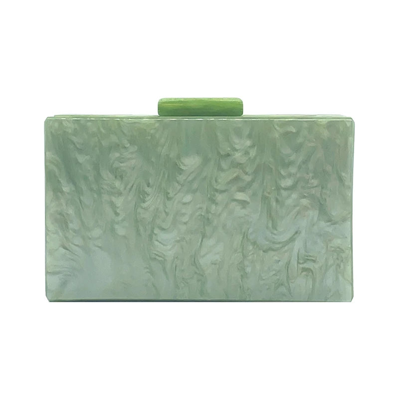 Bolsa crossbody acrílica para mulheres, bolsas de luxo, bolsa de moedas, verde puro, bolsa de ombro fofa, marca de moda, nova, 2022