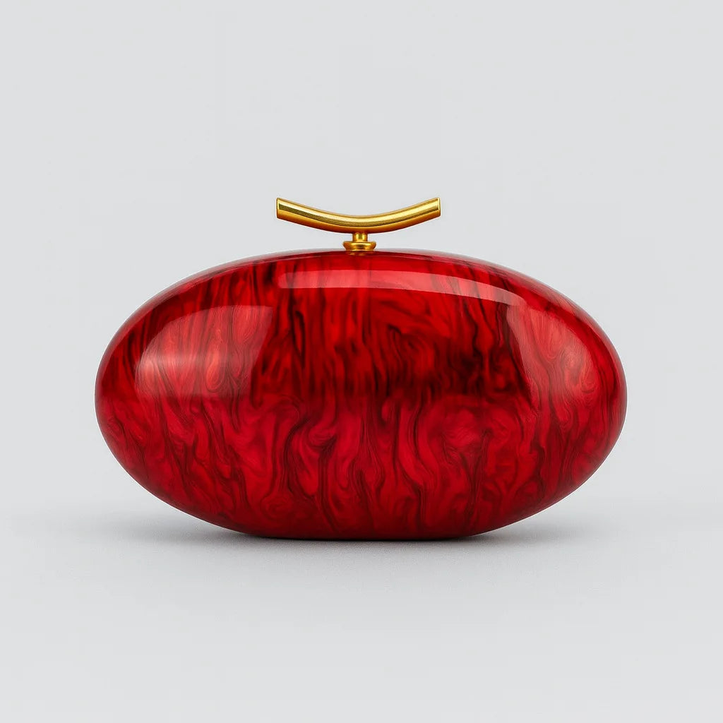 Doce pérola azul feminino noite embreagens bolsa de luxo acrílico longa corrente cruz corpo bolsa oval telefone casamento banquete festa saco