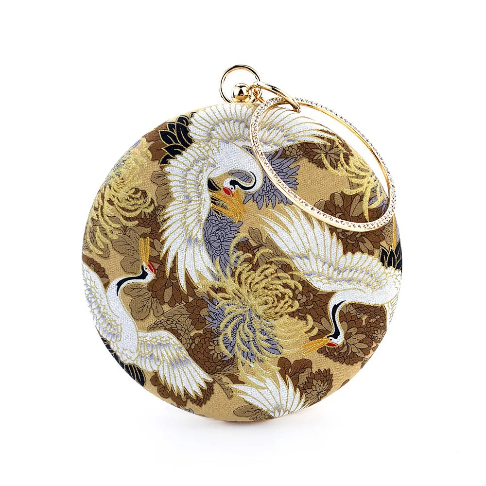 Saco clássico diamante círculo sacos chineses mãe mulheres professor presente saco sacos vintage bloqueio alça superior bolsas femininas