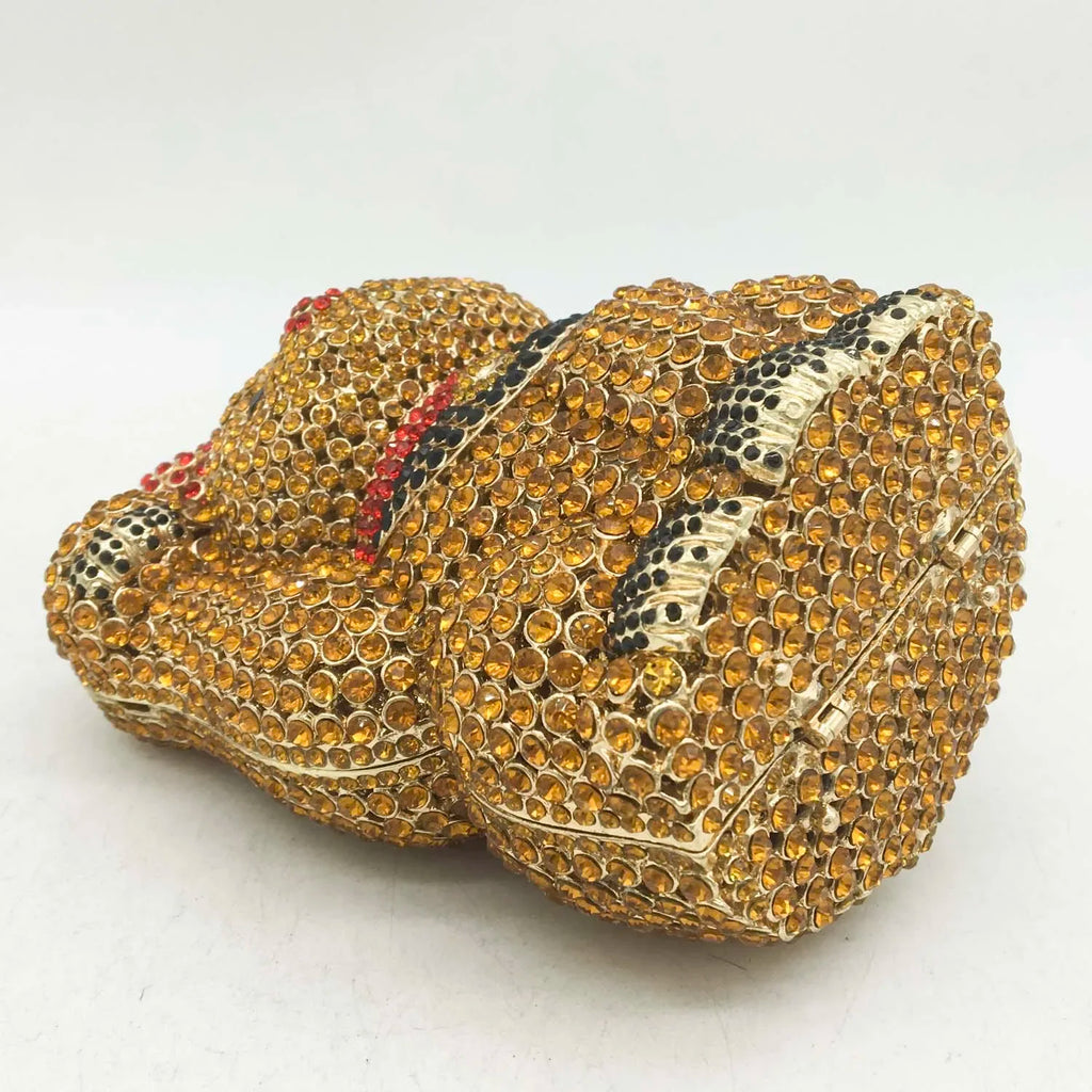 Boutique de fgg fortuna sorte forma gato feminino cristal embreagem bolsas noite saco senhoras festa jantar minaudiere bolsa