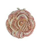 Boutique de fgg feminino flor colorida sacos de noite e embreagens nupcial strass bolsas festa casamento minaudiere bolsa embreagem