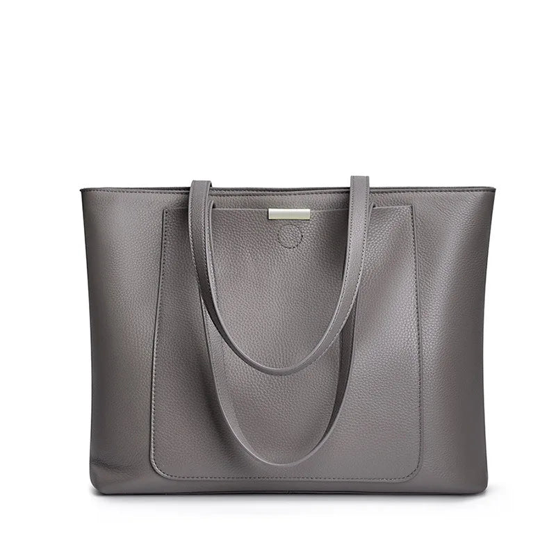 100% couro genuíno bolsa feminina grande capacidade simples moda feminina bolsa de ombro bolsa de armazenamento 2328