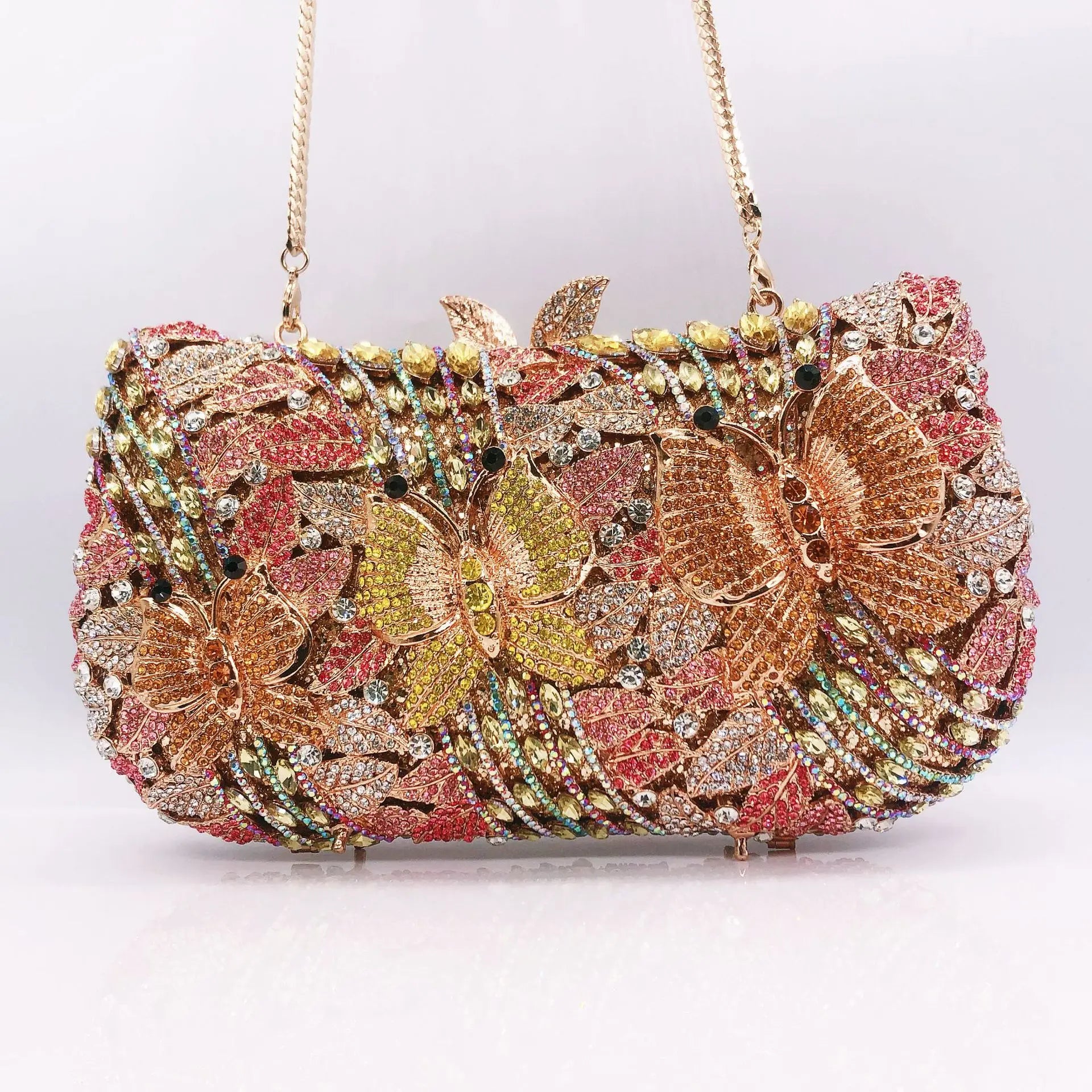 Oco para fora das mulheres saco de noite ouro cristal banquete bolsa luxo diamante embreagem bolsa casamento noiva sacos elegante jantar saco