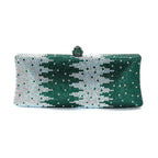 XIYUAN-Saco de embreagem de diamante de cristal colorido para mulheres, bolsa noturna para jantar, casamento, bolsa nupcial, 25 cores, mais vendido