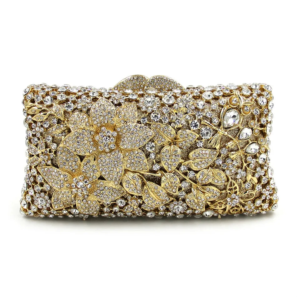 Clutch Cristal Floral Atalanta